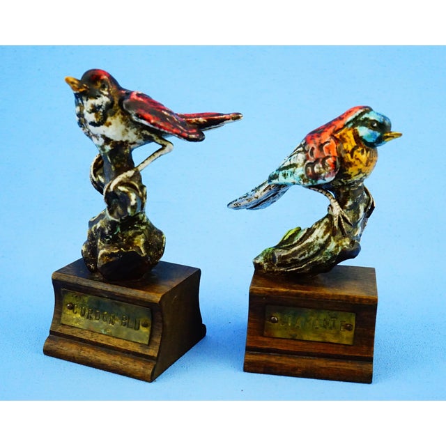 20th Century Exotic Ceramic Birds, Italy, 1950s, Set of 2 For Sale - Image 4 of 18