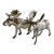 Vintage St. Anton Pewter Moose Salt and Pepper Shakers by Zodax For Sale