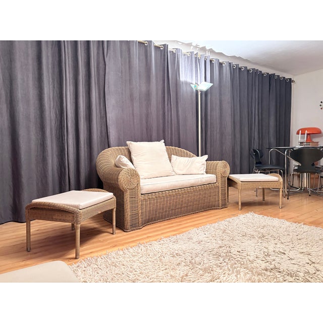 Lounge set designed by Richard Frinier for Dedon from the late 1990s. In very good original condition. The set consists of...