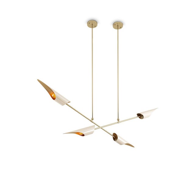 Not Yet Made - Made To Order Swan Suspension Lamp by Creativemary For Sale - Image 5 of 7