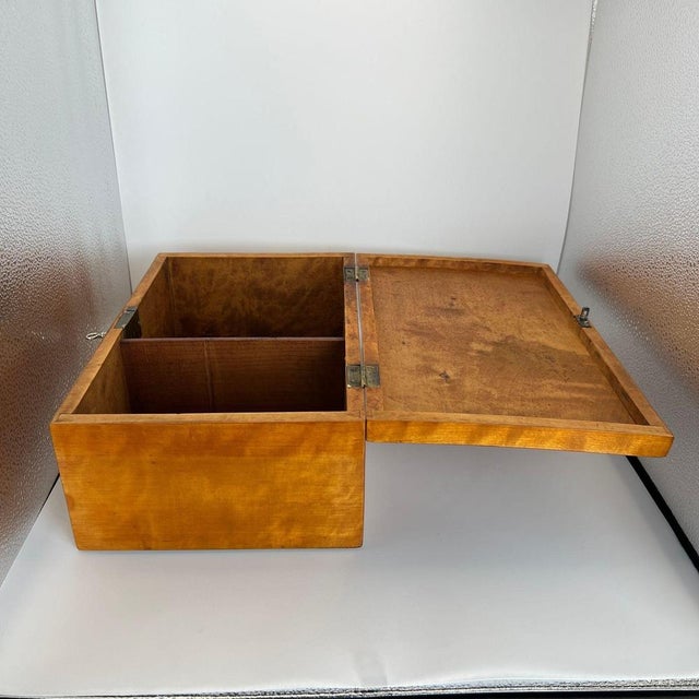 Late Biedermeier Box in Solid Birch, Northern Germany, 1840 For Sale - Image 13 of 18