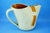 Cream Modernist Ceramic Jug Vase by Studio Umbria ARS Umbra Umbertide, 1950s For Sale - Image 8 of 18