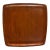 1970s Teak Barware Bent Plywood Square Serving Tray For Sale
