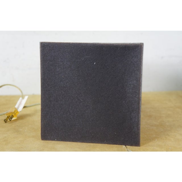 Late 20th Century Frederick Cooper Chinoiserie Tea Caddy Crane Canister Lamp Leather Shade 27" For Sale - Image 15 of 18