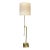 Laurel Lamp Brass Tone Adjustable Floor Lamp For Sale