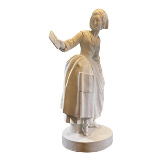 Bisque Maiden With a Letter by Manufacture Nationale De Sèvres For Sale