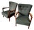 Vintage Nordic Teak Armchairs, 1980, Set of 2 For Sale