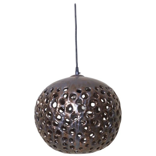 American Spray Metal Ball Lamp by Stan Bitters, 2017 For Sale