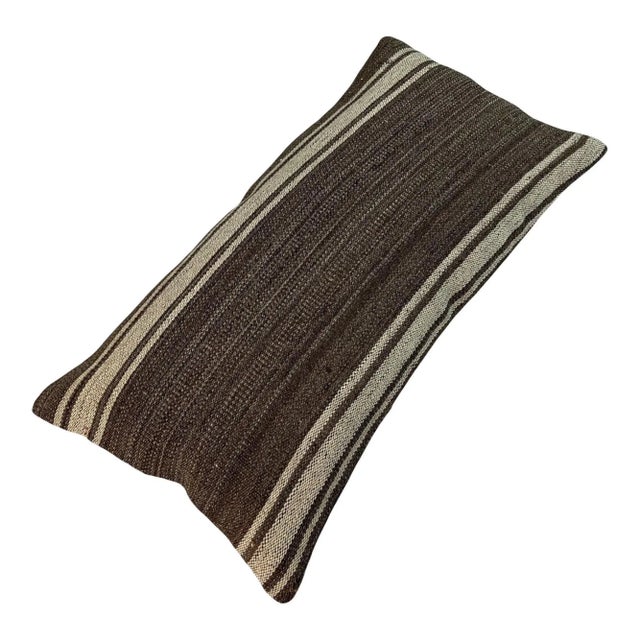 1960s Vintage Turkish Kilim Pillow Cover For Sale - Image 5 of 11