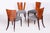 Art Deco Chairs in Beech attributed to Jindřich Halabala for Up Závody, Czechia, 1930s, Set of 4 For Sale - Image 4 of 12