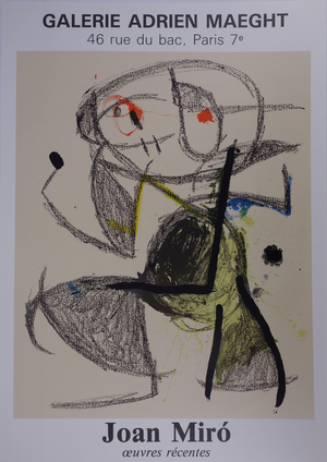 Œuvres Récentes Poster after Joan Miro