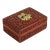 Late 19th Century Chinese Red Cinnabar Box With Carved Stone Dragon For Sale