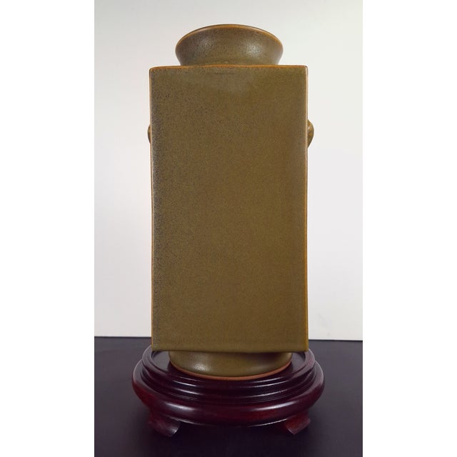 Chinese Large Chinese Porcelain Teadust Cong For Sale - Image 3 of 8