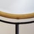 Italian Round Brass Vanity Mirror with Marble Base, 1950s For Sale In Chicago - Image 6 of 9