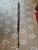 Brown Vintage Large 50 Inch French Roseary Carved Corozo Beads Wooden Cross For Sale - Image 8 of 9