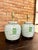 Pair of Celadon "Double Happiness" Ginger Jar Lamps and Linen Box Pleat Shades For Sale - Image 10 of 10