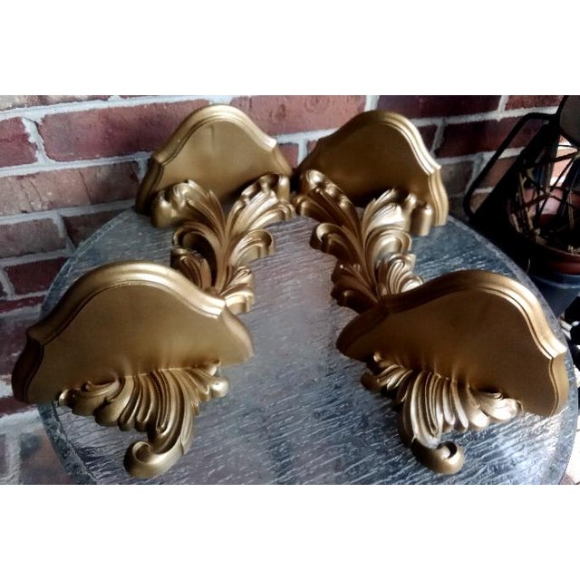 You can use this stunning set of 2 plastic resin grooved, sculptural shelves to display a variety of small items, e.g.,...