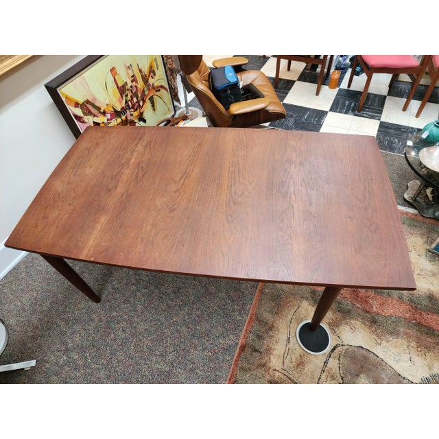 1960s Midcentury Danish Teak Borge Mogensen Dining Room Table For Sale - Image 4 of 12