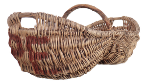 French Grape Picking Basket, 1920s