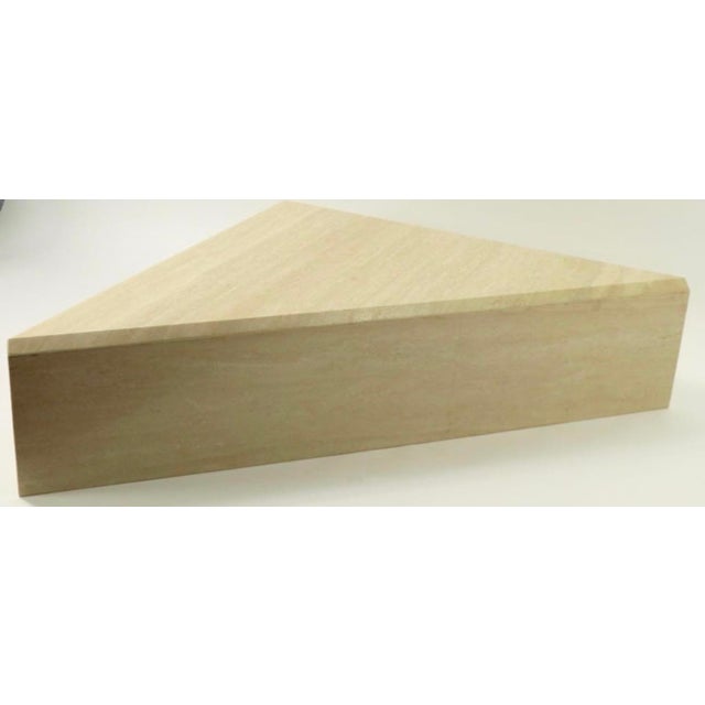 Stone 1970s Italian Travertine Marble Coffee Table by Up & Up For Sale - Image 7 of 12