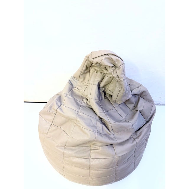 1990s Patchwork Leather Beanbag from de Sede, 1970s For Sale - Image 5 of 13