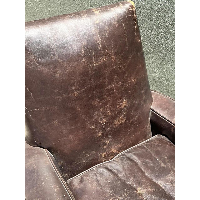 Vintage Old Hickory Distressed Leather Armchairs - Pair For Sale - Image 12 of 18