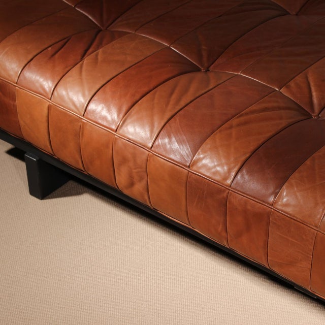 DS-80 Daybed in Cognac Patchwork Leather from de Sede, 1970s For Sale - Image 13 of 18