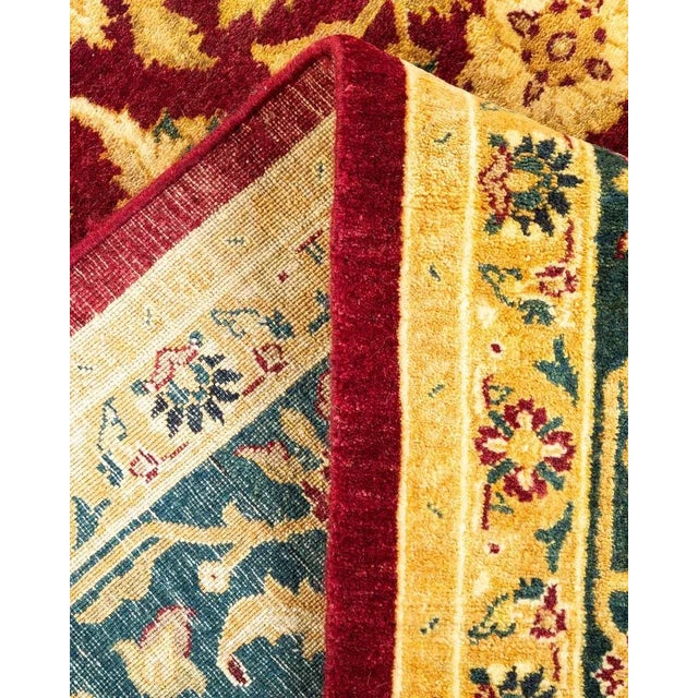 Mogul, One-of-a-Kind Hand-Knotted Area Rug in Red, 6' 1" x 9' 4" For Sale In New York - Image 6 of 8