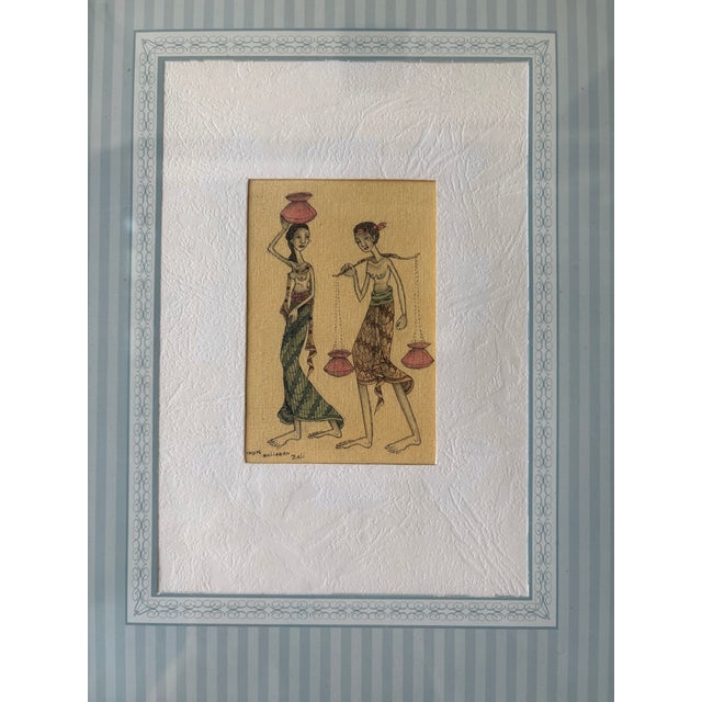 Vintage Framed Indian Miniature Style Prints – Set of 3 For Sale - Image 12 of 16