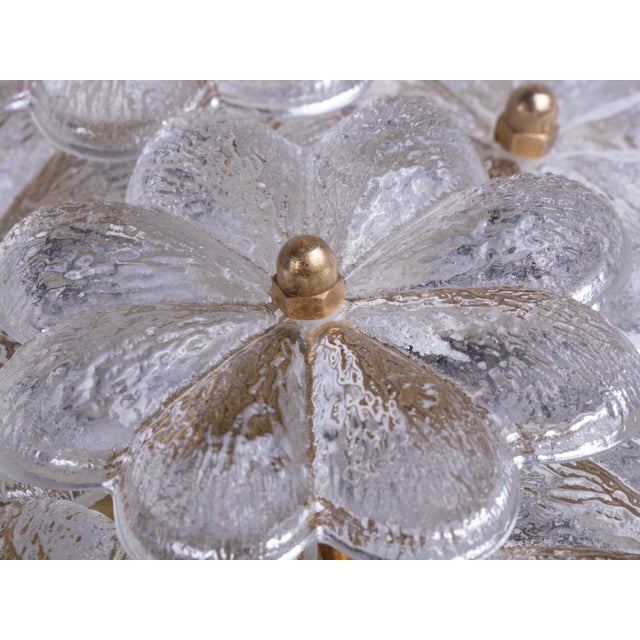 Vintage Wall Sconces in Crystal and Brass by Ernst Palme, Germany, 1960, Set of 4 For Sale - Image 15 of 18