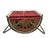 Vintage Boho Trompe L’Oeil Watermelon Wicker Picnic Basket. For Sale In New York - Image 6 of 12