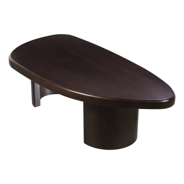 Malgage Low Table with Wood Top by Fabian Pellegrinet Conte For Sale