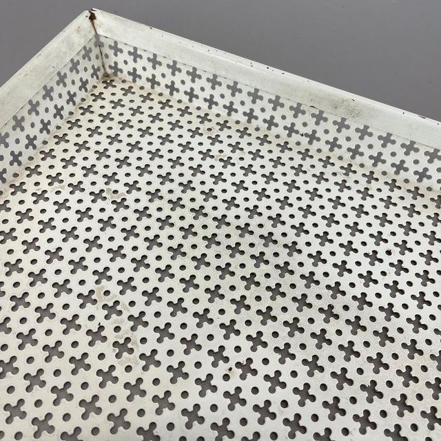 French Modernist Rigituelle Tray in Metal from Mathieu Matégot, 1950s For Sale - Image 6 of 18