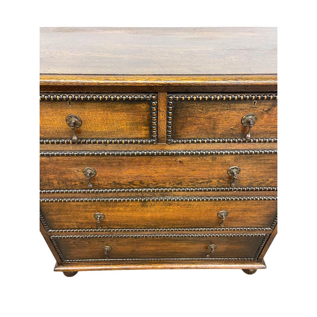 Early 20th Century English Chest of Drawers by Hansford Bros., Ryde Isle of Wight For Sale - Image 12 of 13