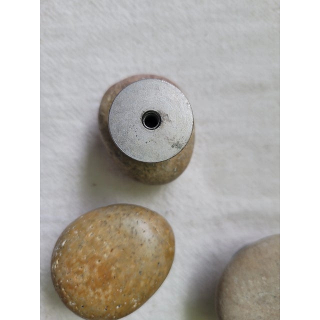 Rustic 90's Rock Cabinet Knobs - Set of 9 For Sale - Image 3 of 8
