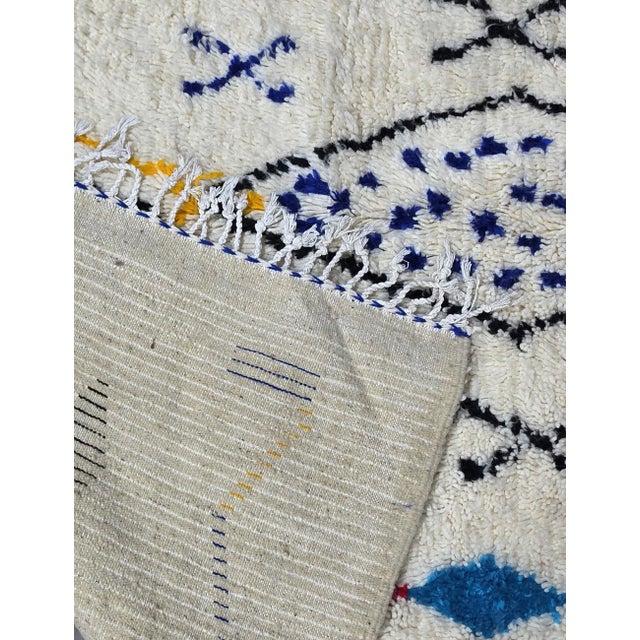 Azilal Moroccan Rug Handmade Rug - 9.3 X 6 Ft For Sale In Cleveland - Image 6 of 6