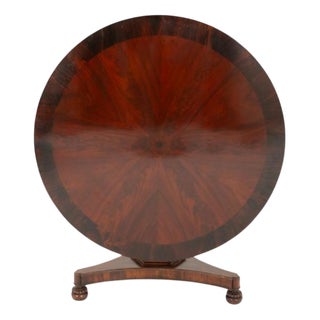 Regency Circular Centre Table in Mahogany, 1810s For Sale