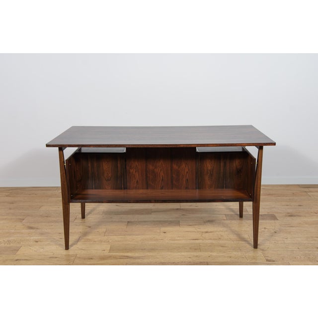 Mid-Century Rosewood Desk by Gunnar Nielsen Tibergaard for Tibergaard, Denmark, 1960s For Sale - Image 6 of 18
