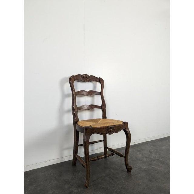 Rustic Neo-Rustic Louis XV Chairs, Set of 6 For Sale - Image 3 of 7
