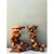 Chocolate Vintage Japanese Twisted Root Pedestals - Set of Two For Sale - Image 8 of 12