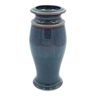 1980s Artist Bill Campbell Vase For Sale