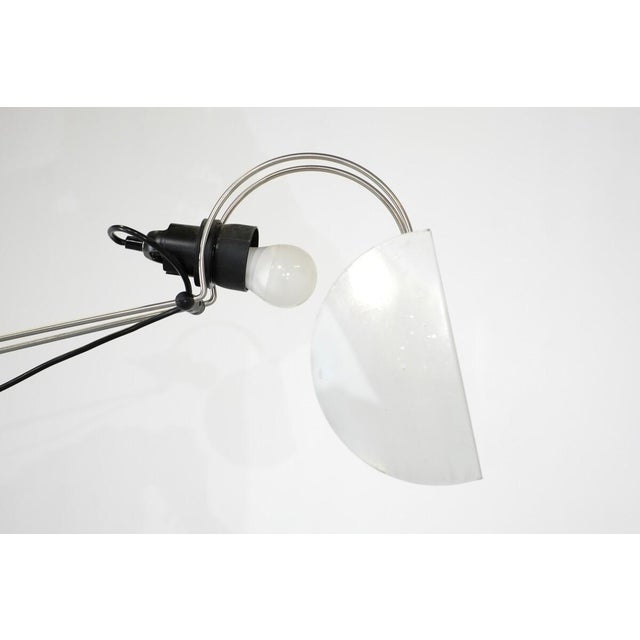 1970s Arched Floor Lamp by Pas Durbino & Lomazzi for Guzzini, 1970s For Sale - Image 5 of 12
