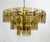 Chandelier with Large Smoked Glass Plates, 1970s For Sale - Image 3 of 6