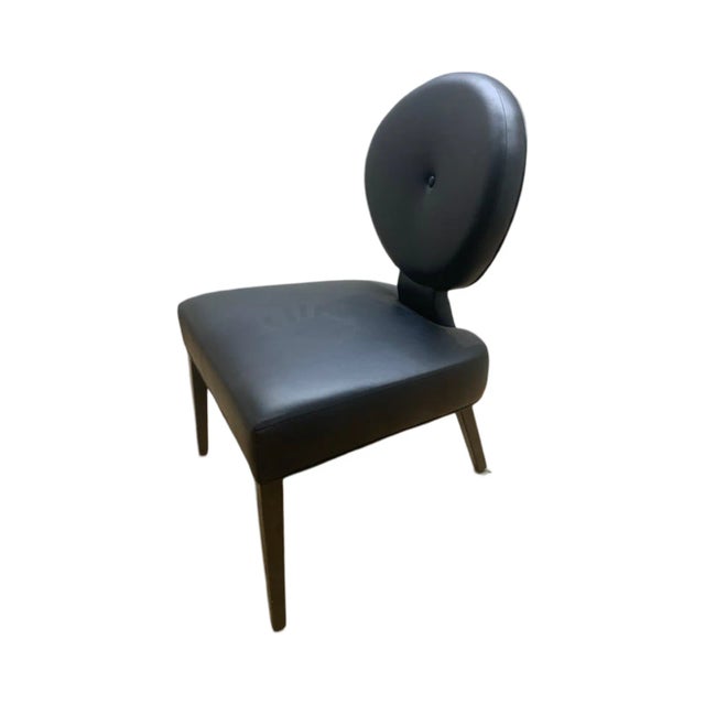 Modern Brueton Button Side Chair For Sale - Image 3 of 4