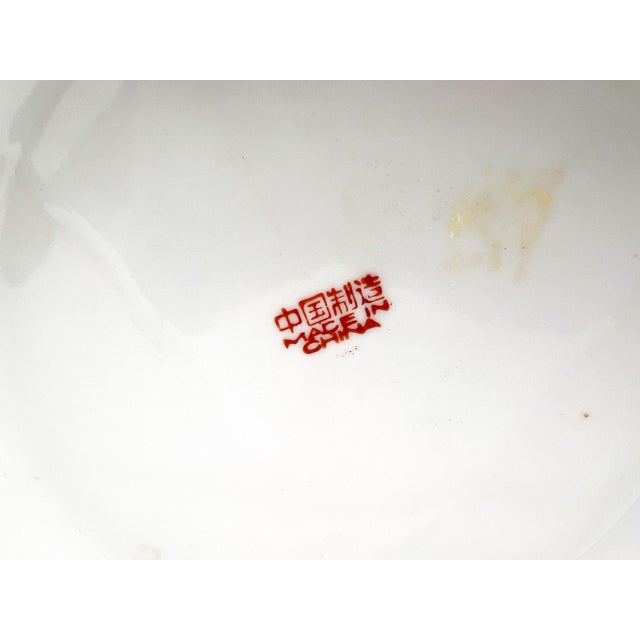 Large Cobalt Blue and Gold Lidded Ginger Jar, Chinese Porcelain, Late 20th Century - Chinoiserie, Hollywood Regency, Classic Elegance For Sale - Image 9 of 12