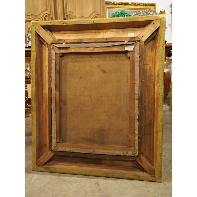 A charming oil on canvas genre painting depicting the innocence of youth, the subjects of this scene are two young...