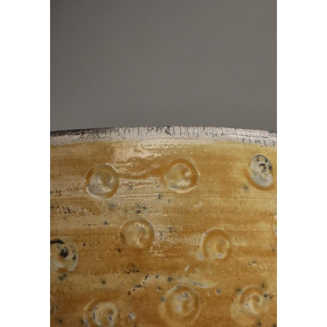 Scandinavian Modern Raku-Fired Stoneware Bowl attributed to Inger Rokkjær, 2003 For Sale - Image 11 of 15