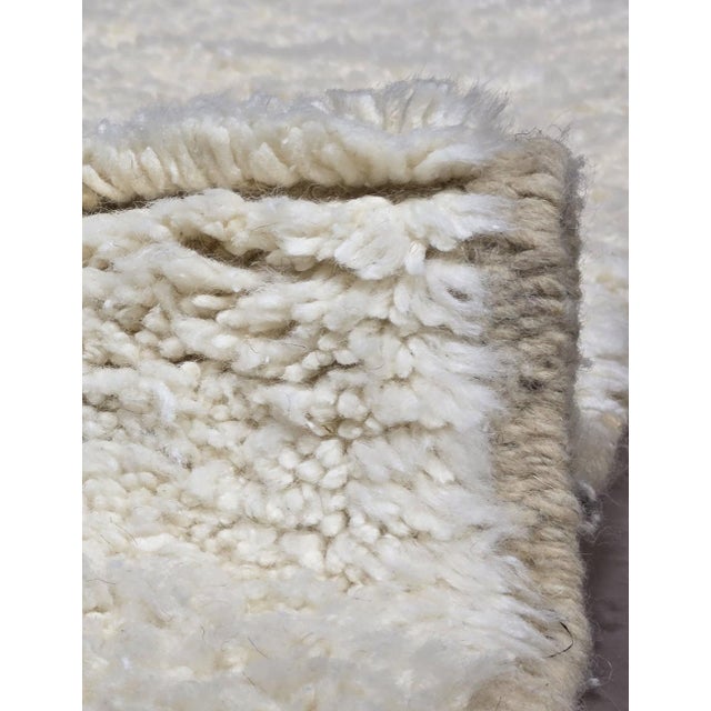 Moroccan Small Solid Moroccan Rug - 5.2 X 3.1 Ft For Sale - Image 3 of 6