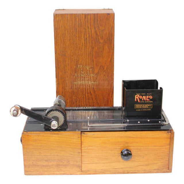 Vintage Addressing Machine from Roneo For Sale