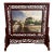 Chinese Double Sided Embroidered Silk Table Screen For Sale